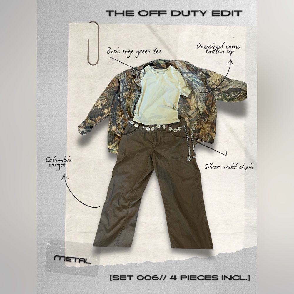 [FULL 4 PIECE SET] The Off-Duty Edit // Metal n Metal Utility Set